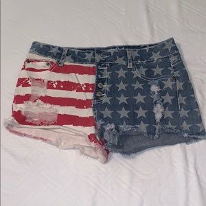American Flag shorts